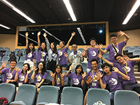 Participants enjoy the learning atmosphere on campus with CUHK student ambassadors